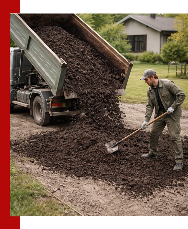 Чернозем для газона с доставкой в Нововоронеже быстро и качественно