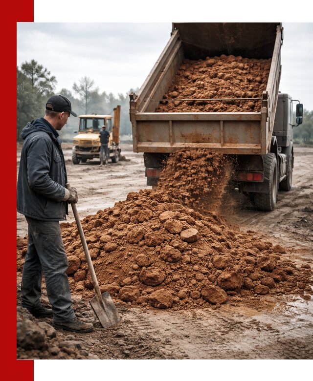 Глина для засыпки в Нововоронеже с доставкой самосвалами