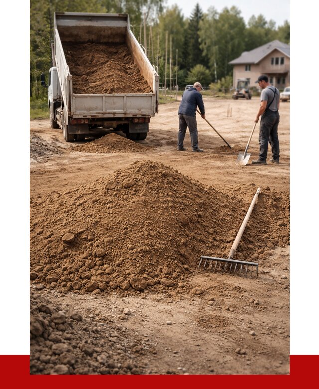 Суглинок для планировки в Нововоронеже с доставкой от 4250 р. | ПРОНЕРУДНвв