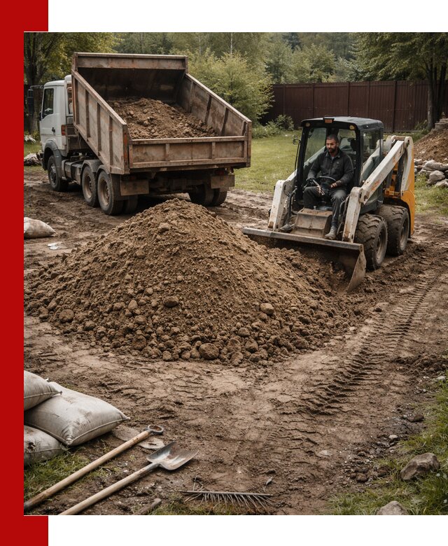 Суглинок для планировки участков в Нововоронеже с доставкой и выгрузкой