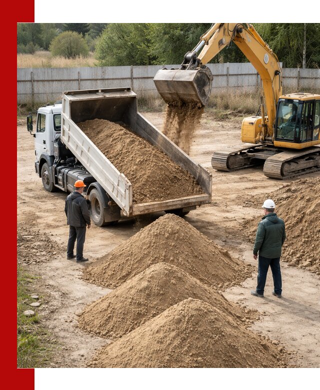 Доставка супеси вагонными и автопартиями в Нововоронеже