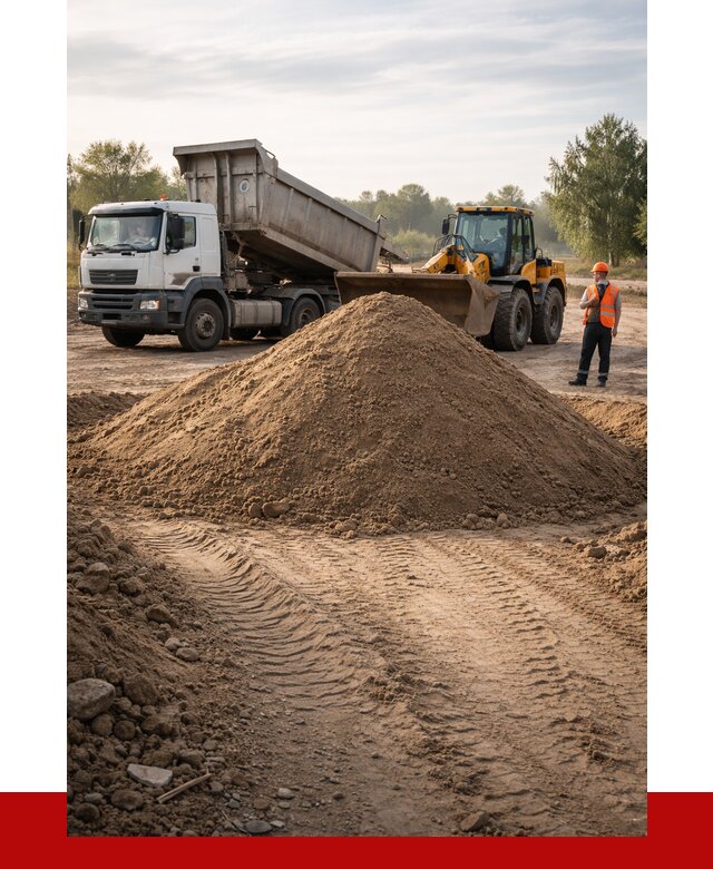Купить песчаный грунт с доставкой в Нововоронеже от 4250 р. | ПРОНЕРУДНвв