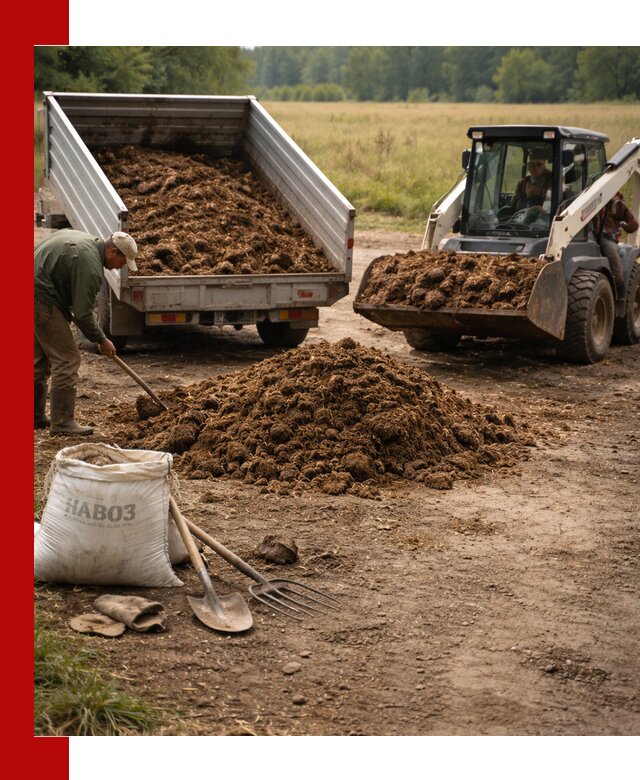 Доставка конского навоза в Нововоронеже с разгрузкой и доставкой на объект
