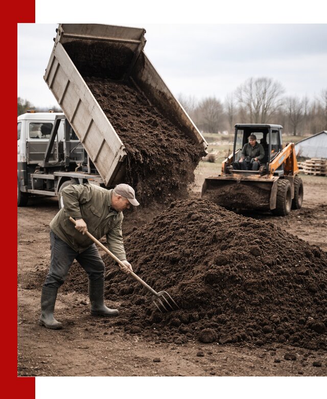 Доставка и продажа перегноя в Нововоронеже быстро и дешево