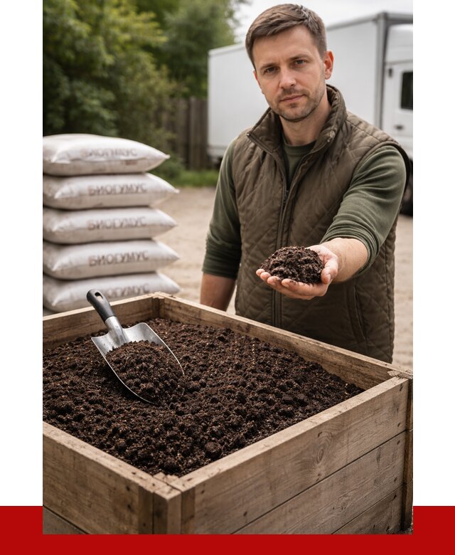 Купить биогумус в Нововоронеже с доставкой от 8602 р. за куб | ПРОНЕРУДНвв