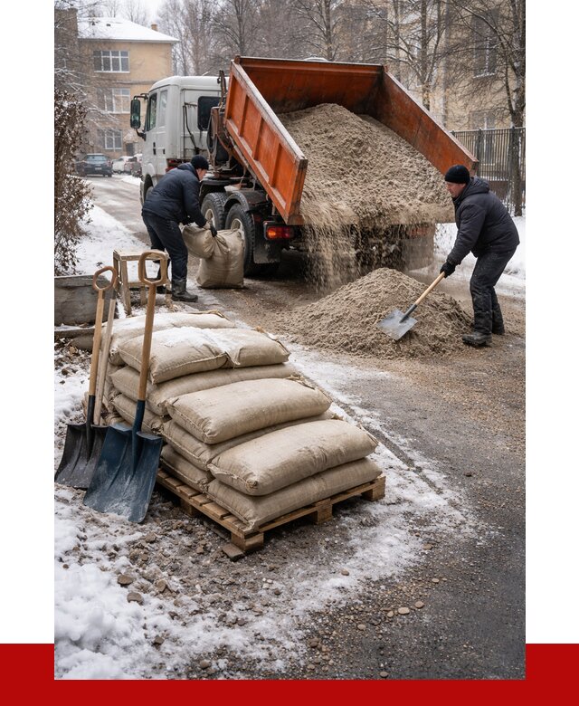 Противогололедные материалы оптом в Нововоронеже от 4250 р. | ПРОНЕРУДНвв