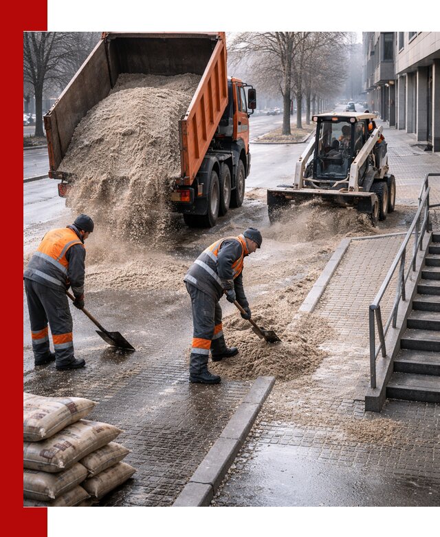 Поставка противогололедных материалов в Нововоронеже