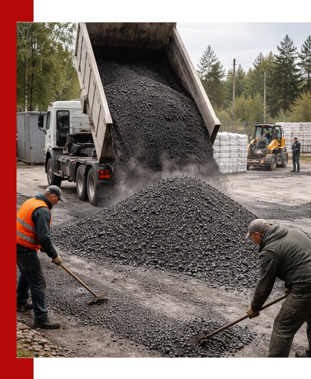 Доставка и продажа асфальтного гранулята в Нововоронеже