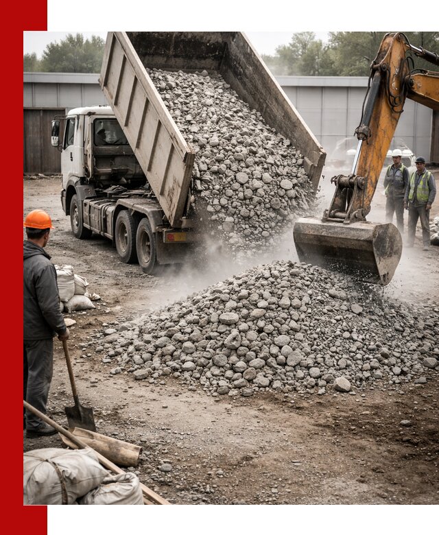 Доставка дробленого бетона в Нововоронеже оптом и в розницу