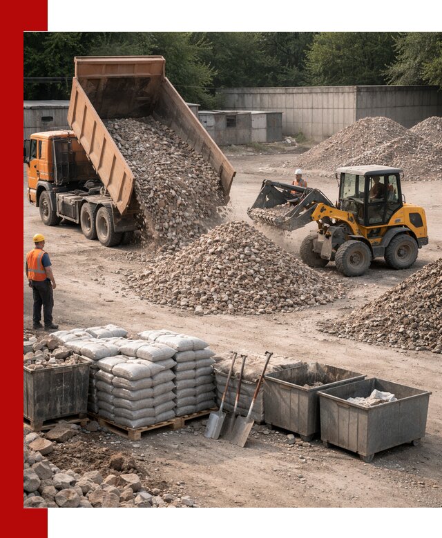 Вторичные материалы для отсыпки в Нововоронеже — поставка и доставка