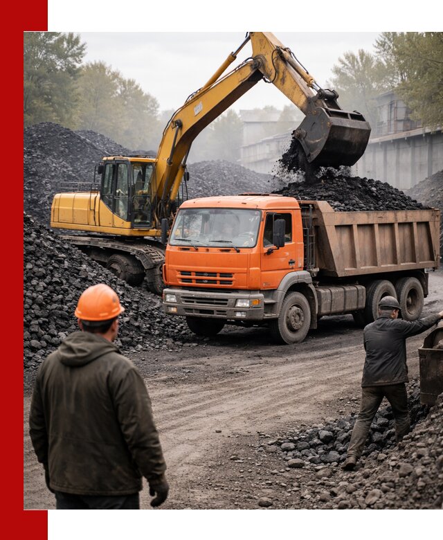 Доставка угля автотранспортом в Нововоронеже быстро и выгодно