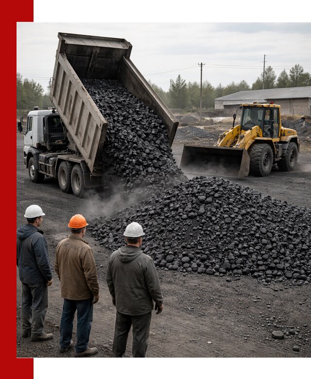 Доставка угля антрацита в Нововоронеже с самосвалами и погрузкой