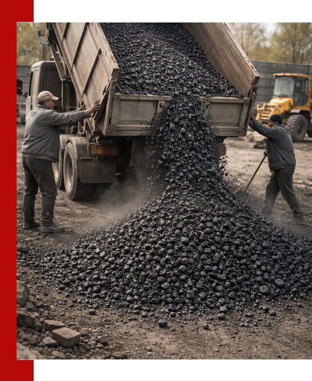 Доставка угля семечка самосвалами в Нововоронеже