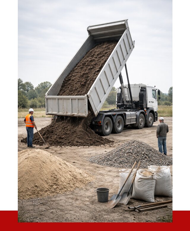Доставка самосвалом 30 кубов в Нововоронеже от 8602 р. | ПРОНЕРУДНвв