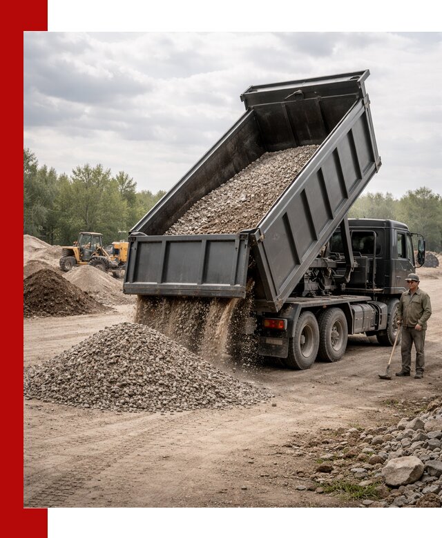 Доставка самосвалом 30 м3 по выгодным ценам в Нововоронеже