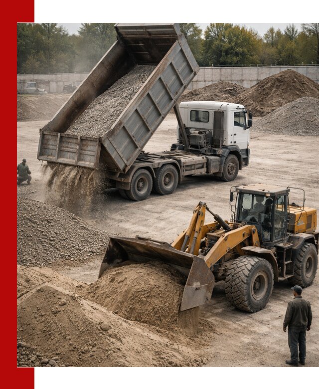 Перевозка сыпучих грузов самосвалами и бортовыми в Нововоронеже