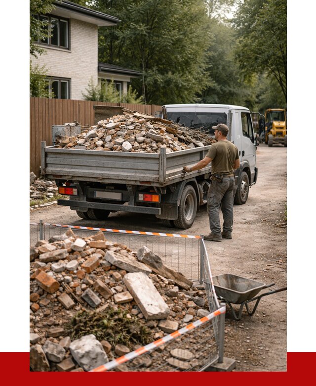 Вывоз строительного мусора с погрузкой в Нововоронеже от 7590 р | ПРОНЕРУДНвв