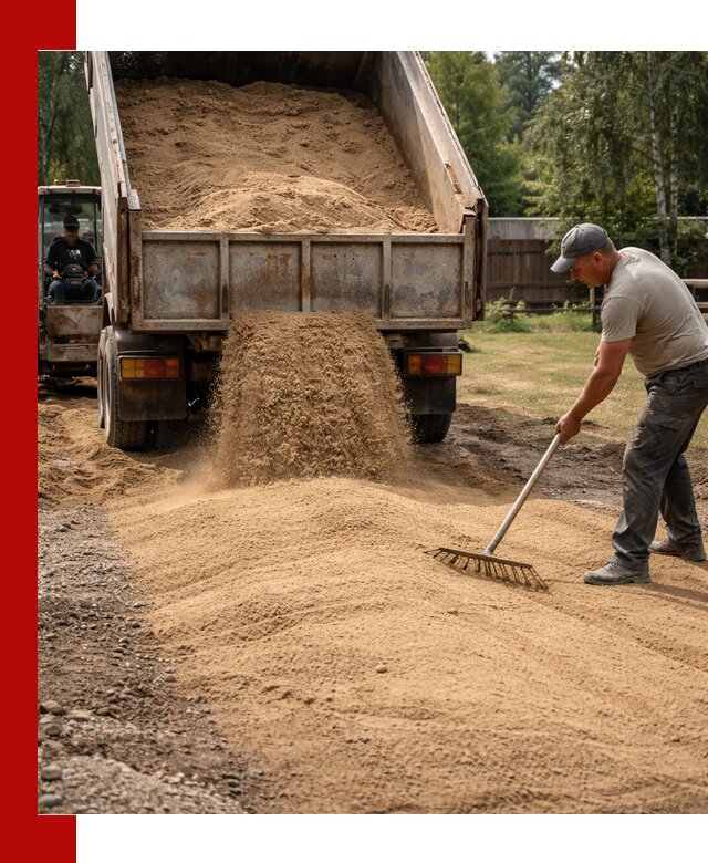 Отсыпка участка песком в Нововоронеже быстро и качественно