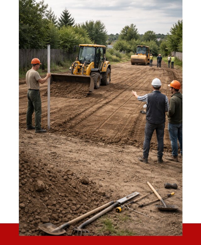 Планировка участка грунтом в Нововоронеже от 4554 р ПРОНЕРУДНвв
