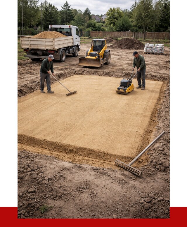 Устройство песчаной подушки в Нововоронеже от 4554 р. ПРОНЕРУДНвв